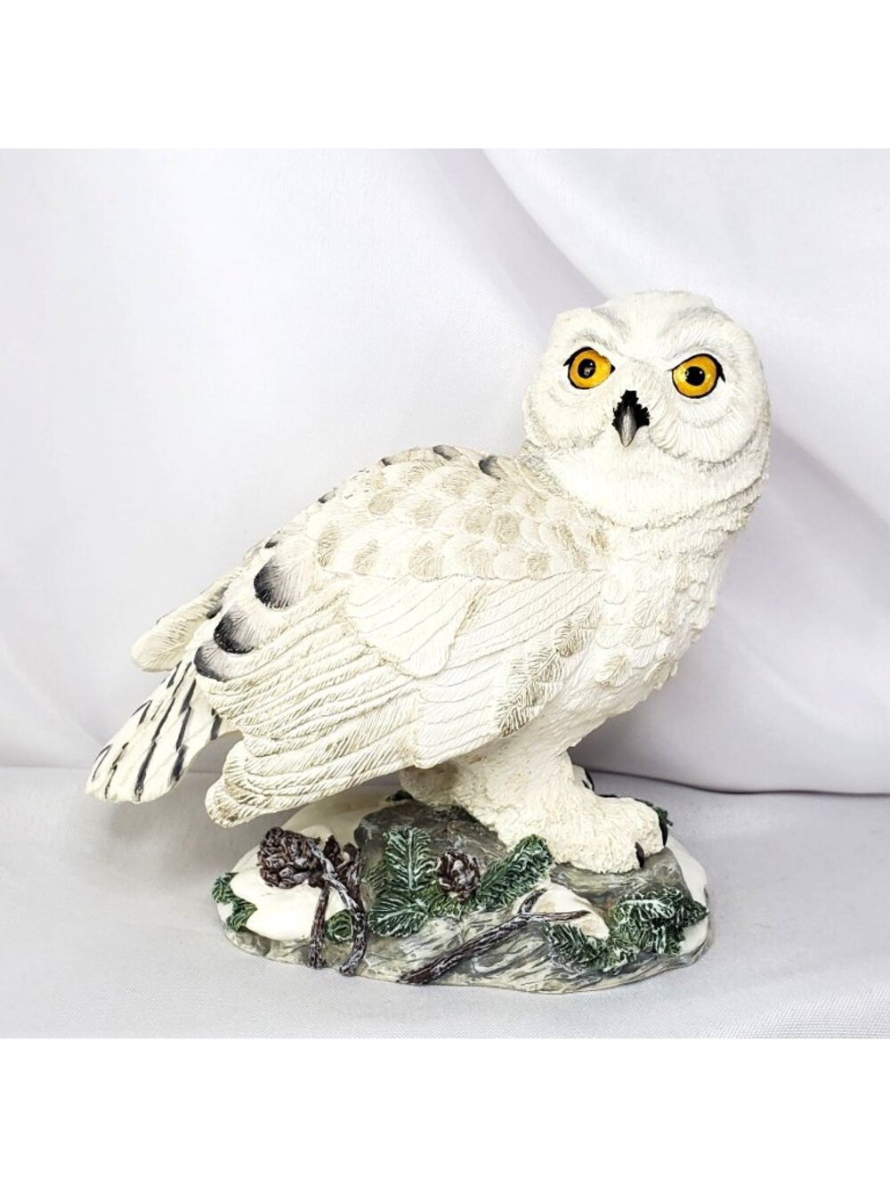 VTG The Great Snowy Owl From the Masters of the Evening Wilderness Sculpture